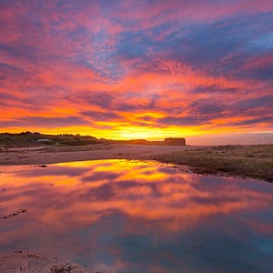 Sunrise at Bombo Beach