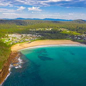 Aerial View of Merry Beach