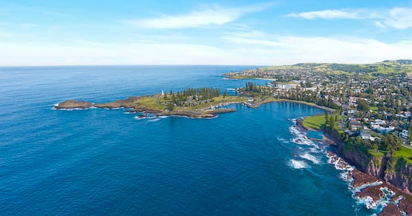 Kiama Blowhole Point and Harbour_Aerial1