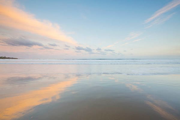 Sunset Reflections at Seven Mile Beach Gerroa