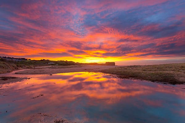 Sunrise at Bombo Beach