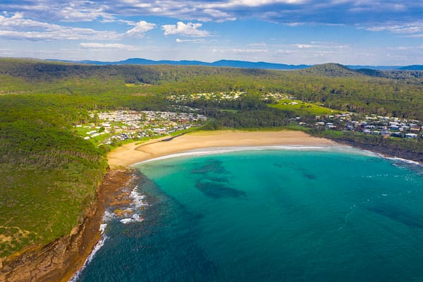 Aerial View of Merry Beach